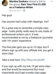 facebook groups for writers