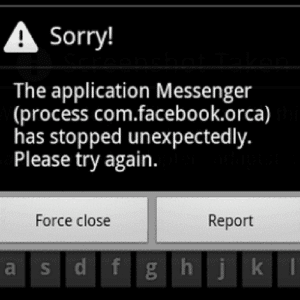 pname com facebook orca stopped messenger