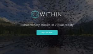 within VR app for android